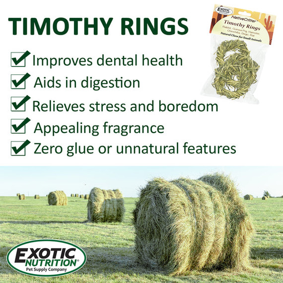 Exotic Nutrition NativeCritter Timothy Rings - 3-1/2"