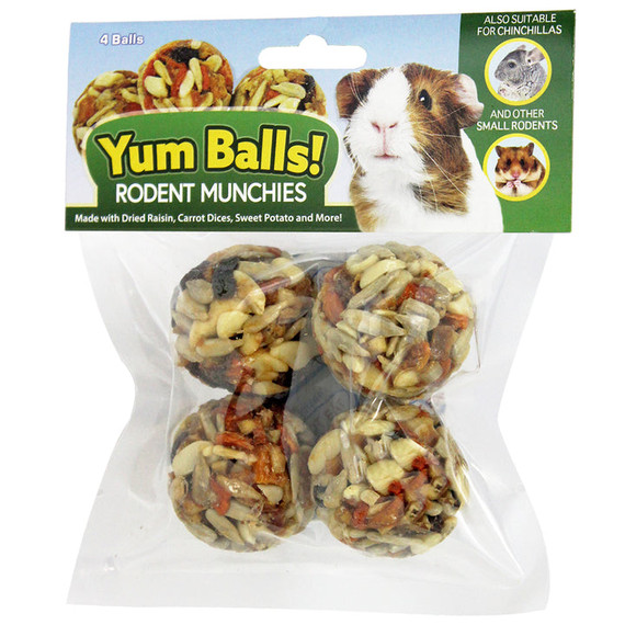 Exotic Nutrition Yum Balls! Rodent Munchies - 3.5 oz