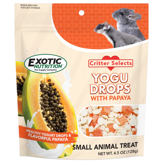 Exotic Nutrition Yogu Drops with Papaya Treat - 4.5 oz