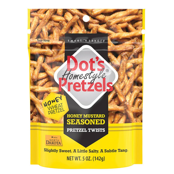 Dot's Homestyle Pretzels Honey Mustard Seasoned Pretzel Twists - 5 oz