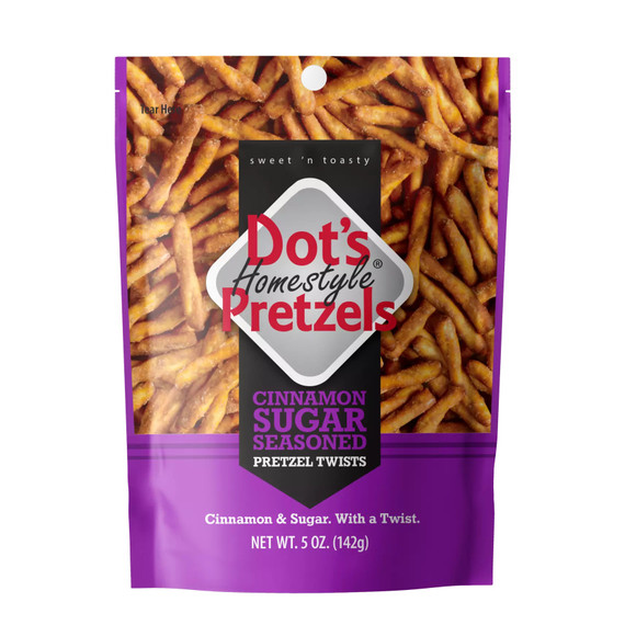 Dot's Homestyle Pretzels Cinnamon Sugar Seasoned Pretzel Twists - 5 oz