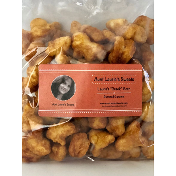 Aunt Laurie's Sweets Buttered Caramel "Crack" Corn - Small