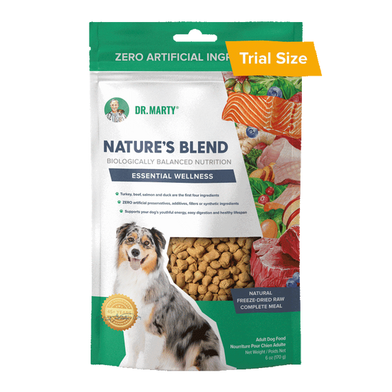 Dr. Marty Nature’s Blend Essential Wellness Freeze Dried Raw Dog Food - 16 oz