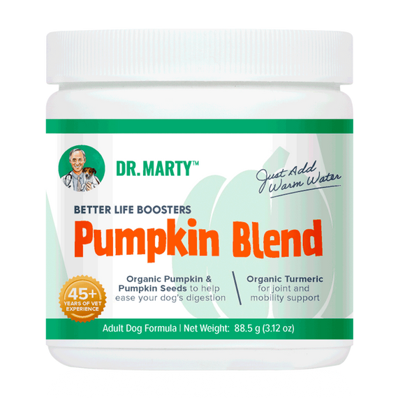 Dr. Marty Better Life Boosters Pumpkin Blend Powdered Supplement for Dog - 3.12 oz