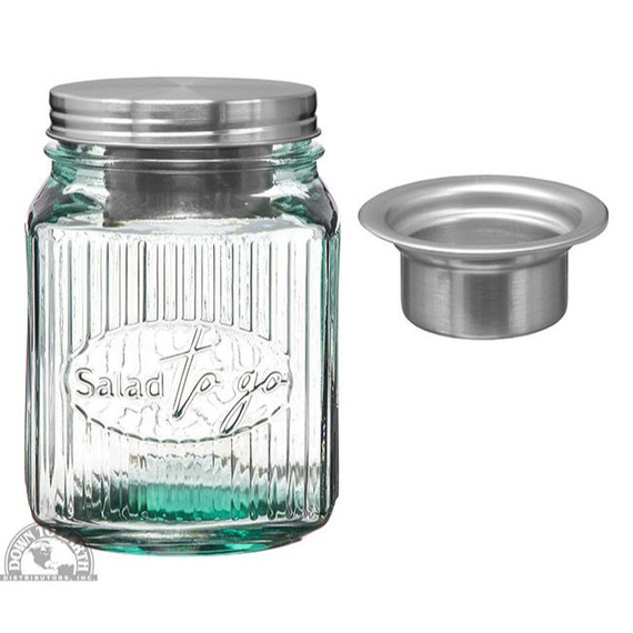 Down to Earth Salad to Go Jar - Clear - Large