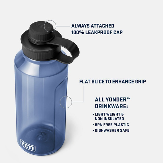 Yeti Yonder Water Bottle with Yonder Chug Cap - 1.5 L / 50 oz