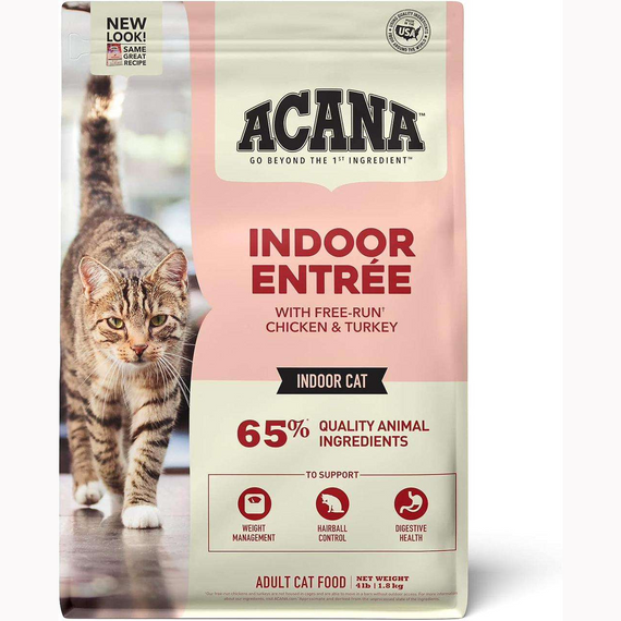 Acana Indoor Entree Dry Cat Food - 4 lb