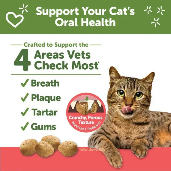 Whimzees Chicken & Salmon Flavor Natural Cat Dental Treats