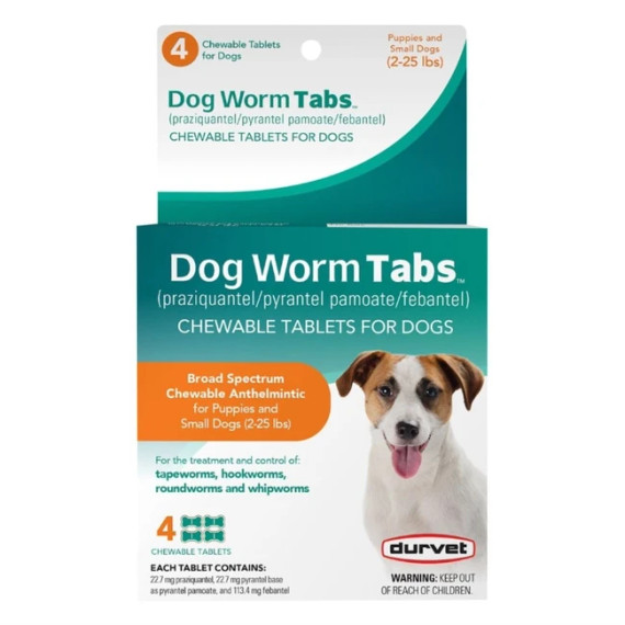 Durvet Dog Worm Tabs Chewable