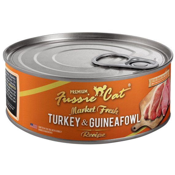 Fussie Cat Market Fresh Can - Turkey & Guineafowl 5.5 oz