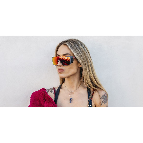 Blenders Unisex Pureblend Active SciFi Polarized Sunglasses - Heat Striker