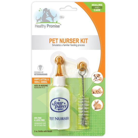 Four Paws Healthy Promise Small Animals Pet Nurser Kit- 2 oz