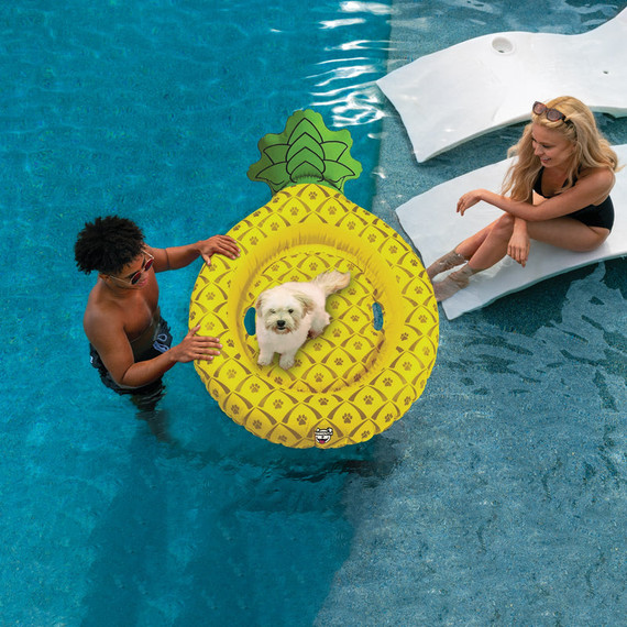 BigMouth Giant Pineapple Pool Float for Dog - 56"
