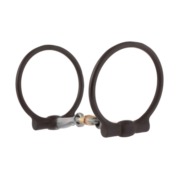Weaver Equine All Purpose Offset Dee Bit with 5" Sweet Iron Copper Wire