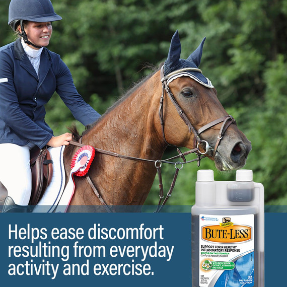 Absorbine Bute-Less Comfort & Recovery Support Supplement for Horse - 32 oz