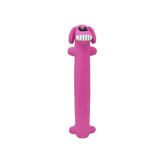 Multipet Loofa Latex Dog Toy - 6"- Assorted