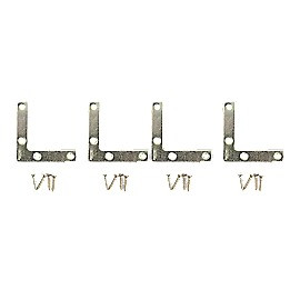 National Hardware Brass Corner Brace