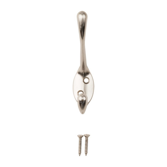 National Hardware Heavy Duty Garment Hook - Satin Nickel
