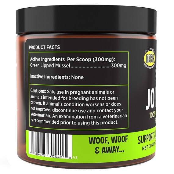 Super Snouts Green Lipped Mussel Joint Power for Dogs & Cats - 2.64 oz