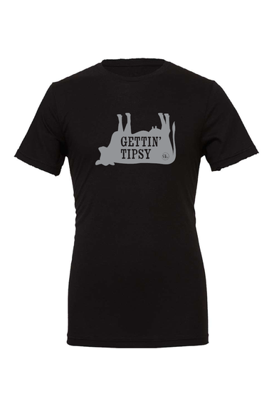 Farm Built Men's Gettin' Tipsy Black Short Sleeve