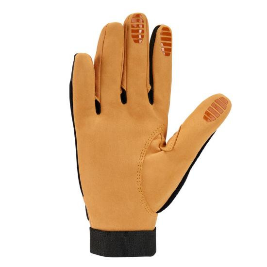 Carhartt Men's Synthetic Leather High Dexterity Cuff Glove - Black Barley