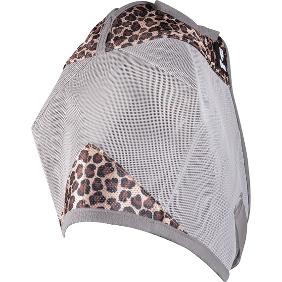 Cashel Company Standard Three-Hole Fly Mask - Leopard
