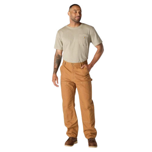Carhartt Men's Loose Fit Firm Duck Double-front Utility Work Pant