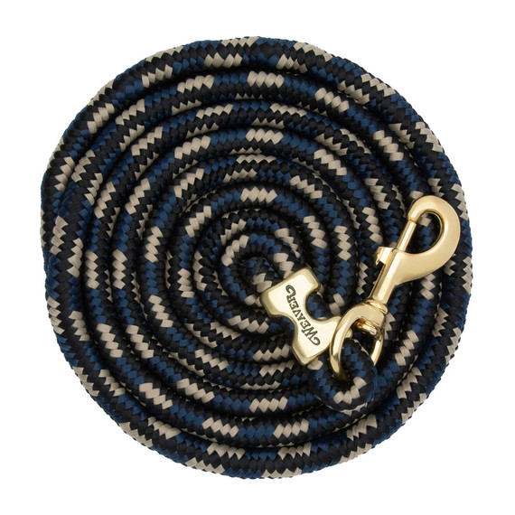 Weaver Equine Poly Lead Rope with a Solid Brass 225 Snap - 10'