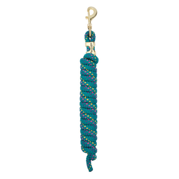 Weaver Equine Poly Lead Rope with a Solid Brass 225 Snap - 10'