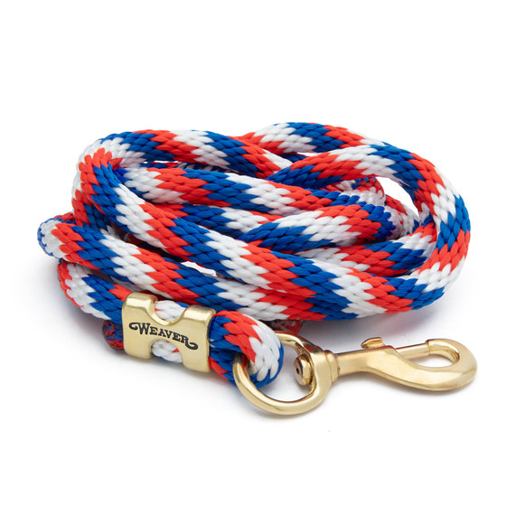 Weaver Equine Poly Lead Rope with a Solid Brass 225 Snap - 10'