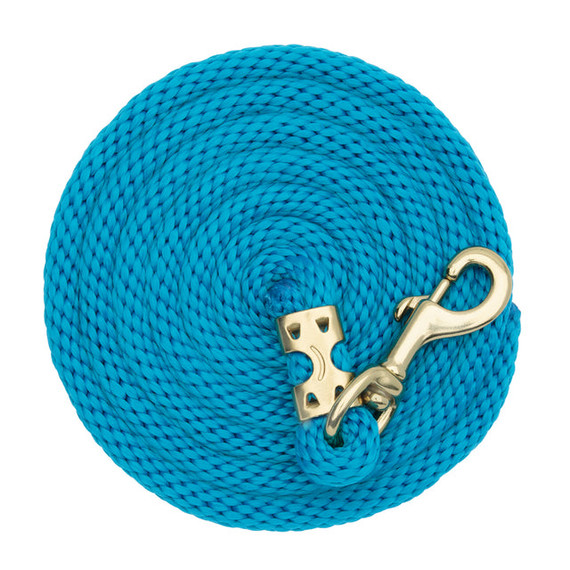Weaver Equine Value Lead Rope with Brass Plated 225 Snap - 5/8" X 8'