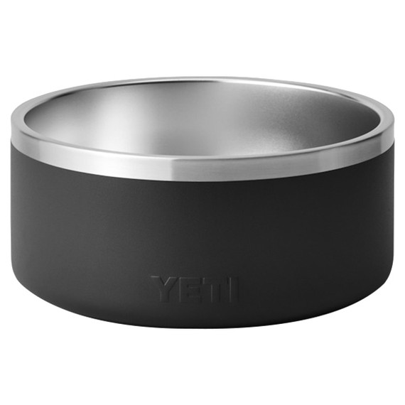 Yeti Boomer Stainless Steel Dog Bowl - Black - 8 Cups