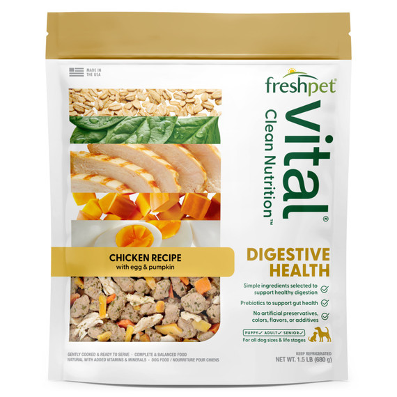 Freshpet Vital Clean Nutrition Digestive Health Dog Food - 1.5 lb