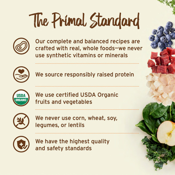 Primal Pet Frozen Lamb Nuggets Dog Food - 3 lb