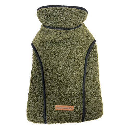 Petrageous Designs Eddie Bauer Clearwater Boucle Dog Vest - Olive Green
