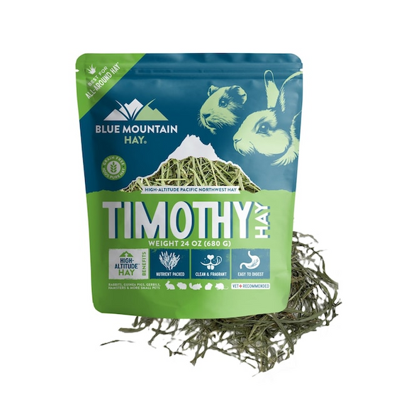 Blue Mountain Hay High-Altitude Grown Timothy Hay For Small Animal