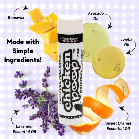 Chicken Poop Lip Junk Balm .15 oz