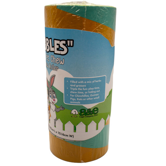 A&E Meadow Roller Small Animal Toy - 9" X 4" X 4"