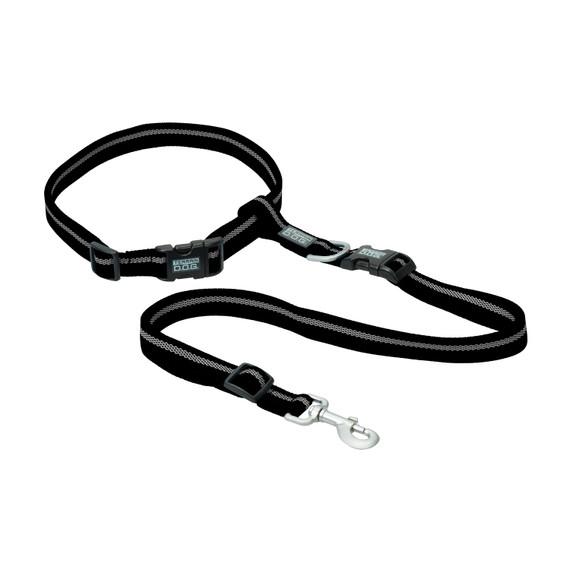 Terrain Dog Adjustable Belt Jogging Dog Leash - Black