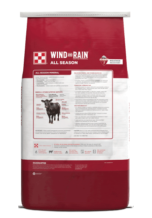 Purina® Wind and Rain® Storm® All Season 7.5 CP Complete Beef Cattle Mineral 50 lb