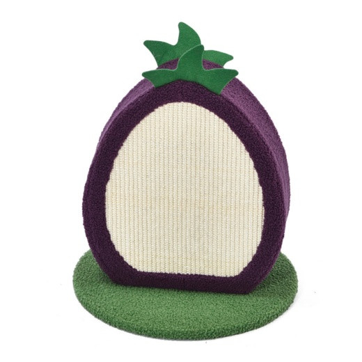 Max & Marlow Novelty Cat Scratcher Plum