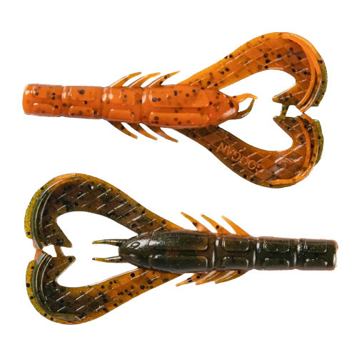 Googan Patented V-Ridge Claws Krackin' Craw - 4"