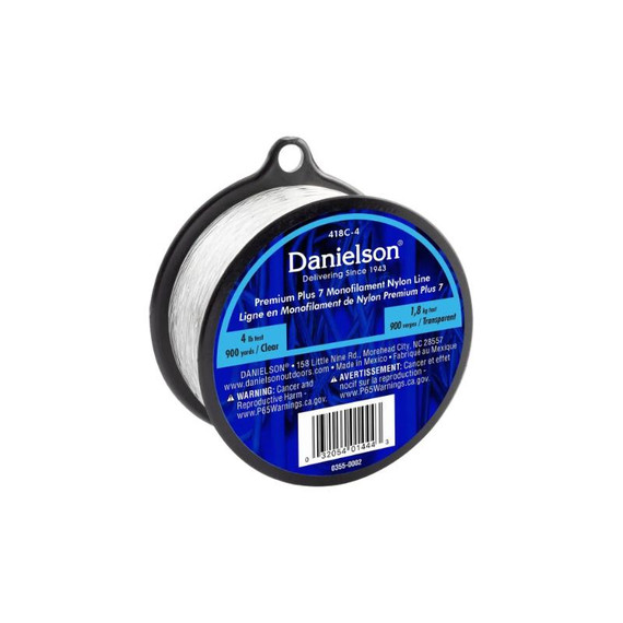 Danielson Plus 7 Monofilament Nylon Line