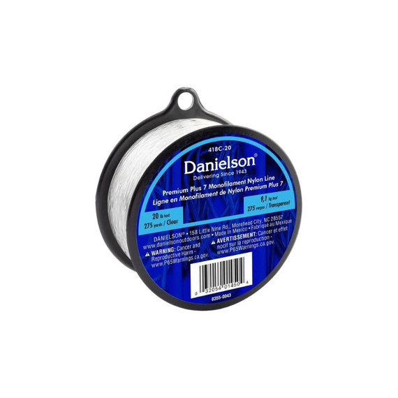 Danielson Plus 7 Monofilament Nylon Line