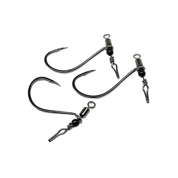 Gamakatsu G-Finesse Swivel Shot Octopus Hook - NS Black