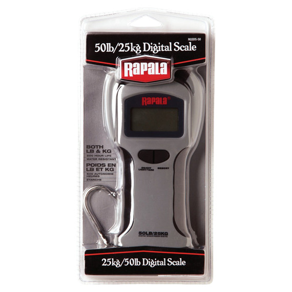 Rapala Water Resistant Design Digital Scale - 50 lb