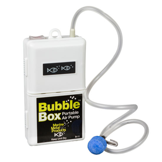 Marine Metal Bubble Box Large Adjustable Portable Air Pump - 8 gal