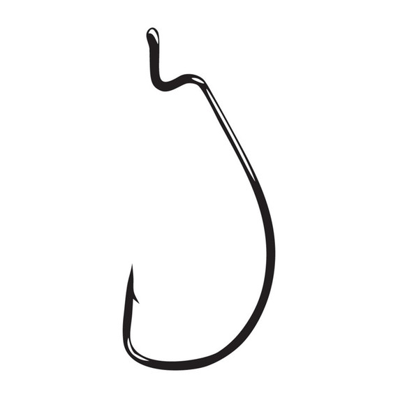 Gamakatsu Extra Wide Gap Worm Hook - NS Black