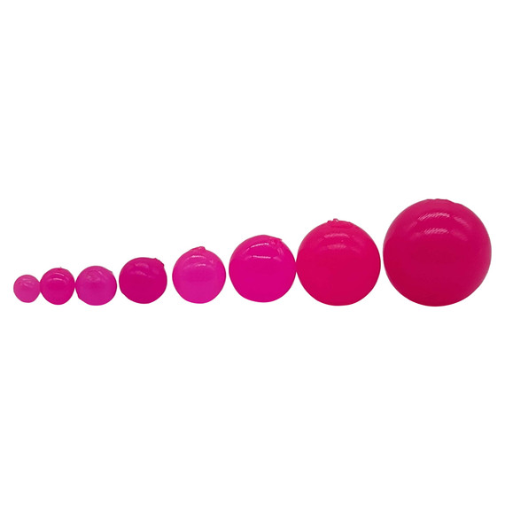 BNR Tackle Soft Beads 2mm Cerise - 10 pk