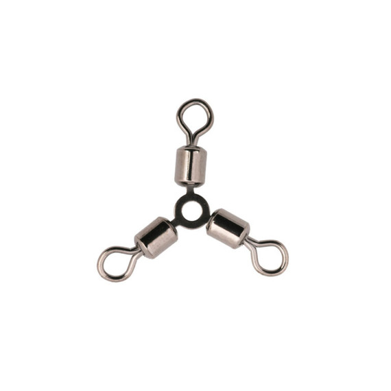 Owner Hooks Three-Way Swivel - Black Chrome